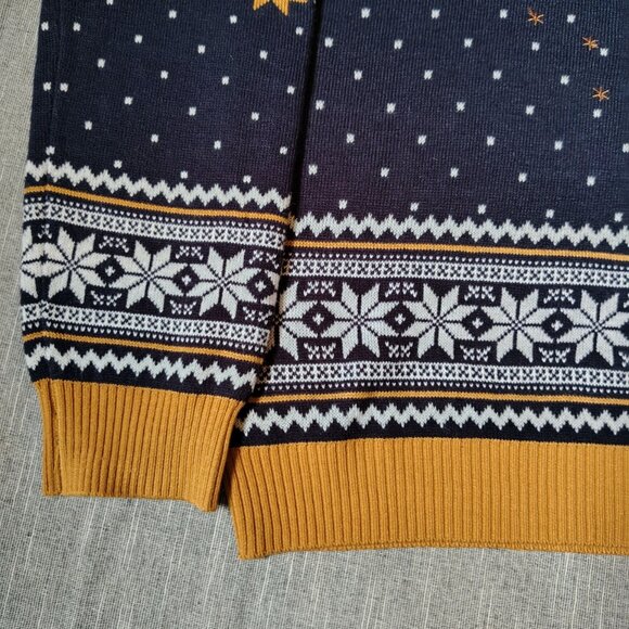 Harry Potter Wizarding World Sweater Size XS Hedwig Owl Ugly Knit Woven Numskull - Picture 4 of 10